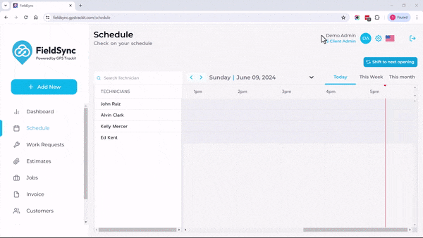 FieldSync-calendar-dropdown.gif