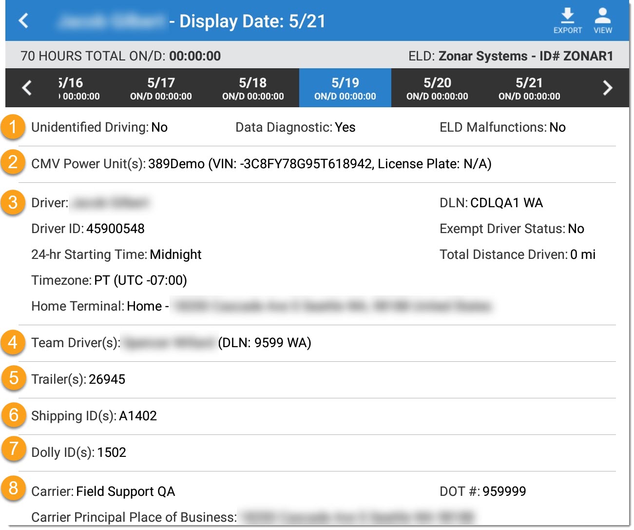 Hours of Service ELD - LoneStar Tracking®